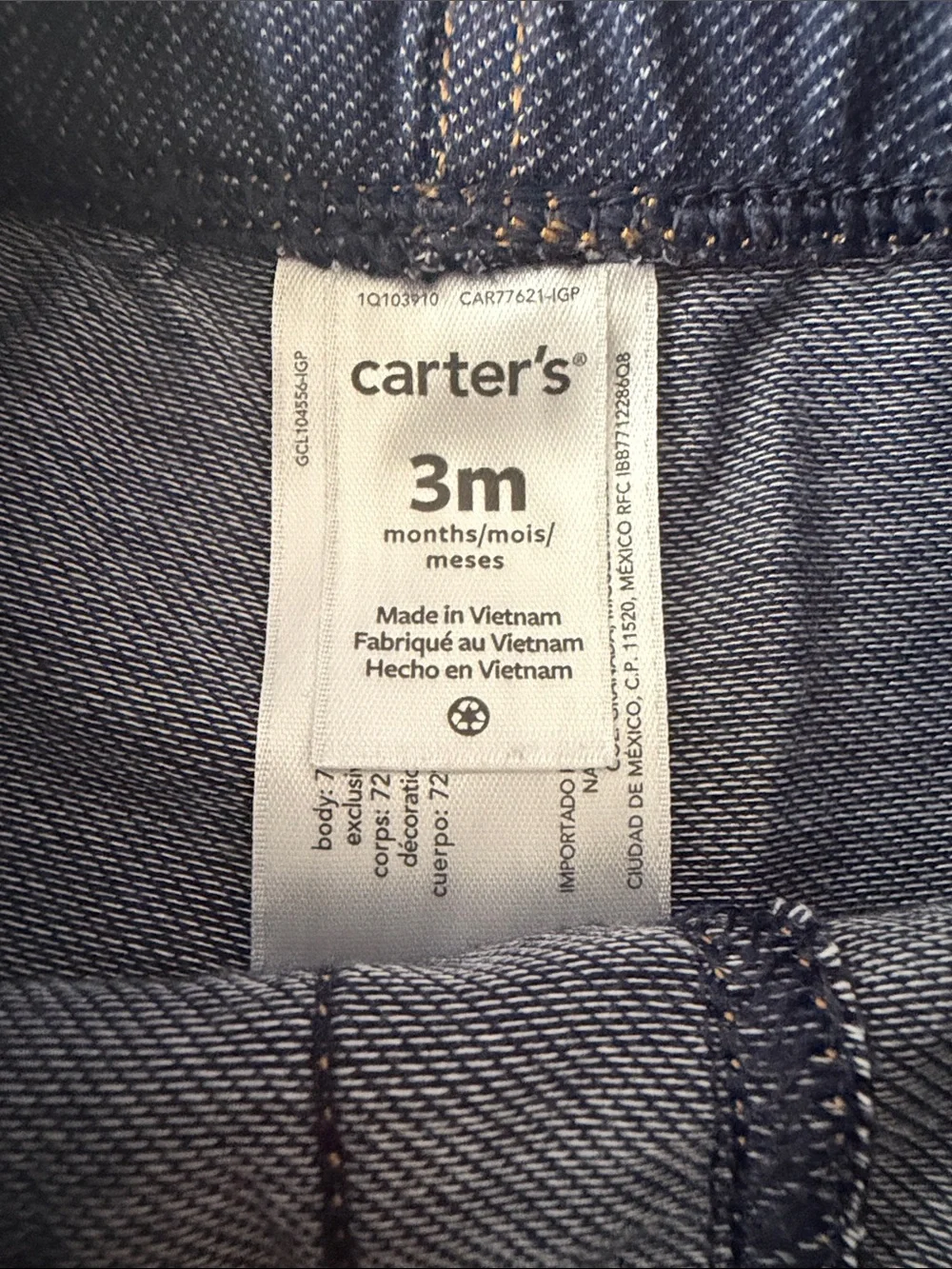 Carter's - Dark Navy “jeggings”